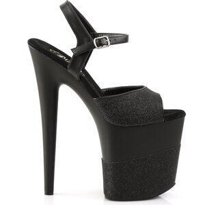 Glitter Platform Stiletto High Heel Shoes